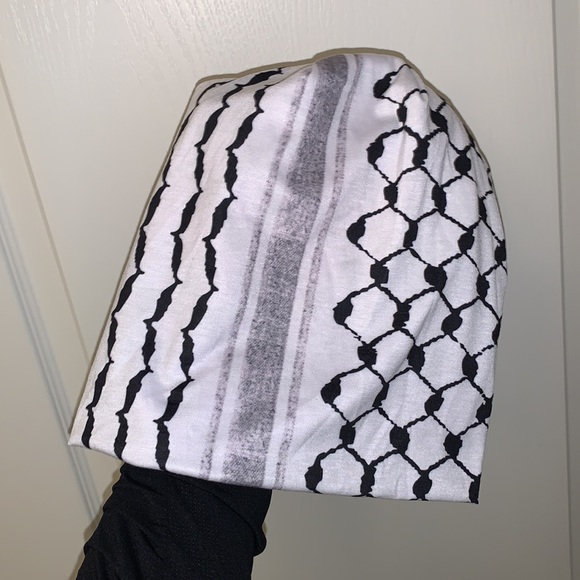Soft Keffiyeh Arab Traditional Printed Beanie - Picture 8 of 12